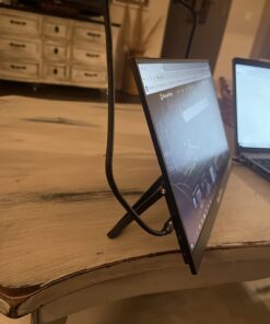 InnoView Portable Monitor for Laptop, 15.6 Inch FHD 1080P IPS Eye Care Screen with Stand 180° Adjustable, Dual Speaker Travel Monitor for Laptop PC MAC Phone PS5/4 Xbox Switch 24 61S3eicoIL