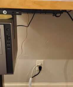 VIVO Adjustable Under Desk and Wall PC Mount, Computer Case CPU Holder with Swivel Action and Secure Locking, Black, MOUNT-PC01 68 61S3jZDgQ7L