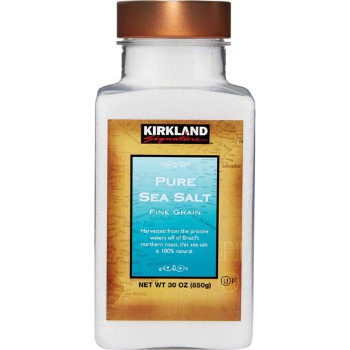 Kirkland Signature Pure Sea Salt (30 Oz) 30 Ounce (Pack of 1)