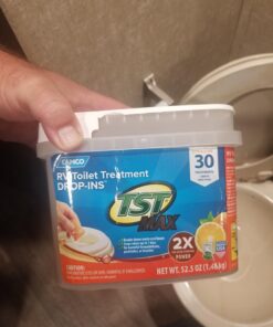 Porta-Pak Holding Tank Deodorizer Drop-Ins by Walex, Controls Unpleasant Odors Even at Extreme Temperatures, Commercial Strength, Fresh Fragrance, Made In The USA, 10 Treatments 10 Count (Pack of 1) 23 61S4FpMSNoL