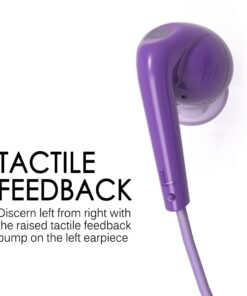 MEE audio Earphone Noise Isolating In-Ear Headphones with Memory Wire Wired Purple 15 61S5pdC7THL