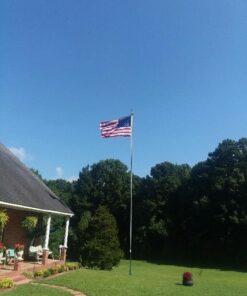 G128 American USA Flag | 5x8 Ft | ToughWeave Series Embroidered 300D Polyester | Country Flag, Embroidered Stars, Sewn Stripes, Indoor/Outdoor, Brass Grommets 37 61S6baurxxL