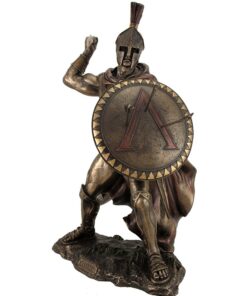Alternative view of Veronese Design King Leonidas Greek Warrior of Sparta Bronze Finish Statue