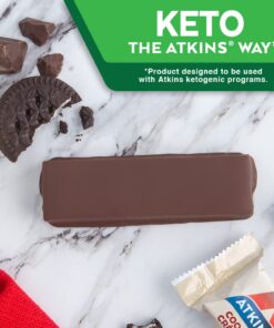 Atkins Cookies & Creme Protein Meal Bar, High Fiber, 13g Protein, 2g Sugar, 4g Net Carb, Meal Replacement, Keto Friendly, 5 Count 19 61S8i9OYRuL 1