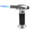 Ideapro Butane Torch, Refillable Kitchen Torch Lighter Culinary Blow Torch with Security Lock and Adjustable Flame for Creme Brulee,BBQ,Desserts,Baking and welding Black 18 61S9kbrK14L
