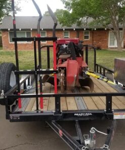 Buyers Products LT35 Vertical Hand Rack for Enclosed Landscaping Truck Trailers & Garage or Shed Walls Holds 6 Tools for Shovels, Rakes, Hoes, Heavy Duty Steel, 1 Pack, Black 28 61SAIT2pAIL