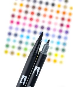 Tombow 56171 Dual Brush Pen Art Markers, Grayscale, 10-Pack. Blendable, Brush and Fine Tip Markers 30 61SBHeNds3L