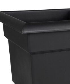 Bloem Veranda Deck Box Planter Square: 18" - Black 18" 29 61SCRY5IoXL