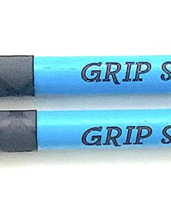 Alternative view of GRIP STIX 15" Long BLUE with Black Non-Slip Grip Drumsticks - Ideal for All Drumming; Cardio, Fitness, Aerobic & Workout Exercises 15-in. Blue/Black