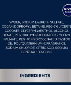 Nivea Men Energy Body Wash with Mint Extract, 3 Pack of 16.9 Fl Oz Bottles 18 61SDkyv8nxL