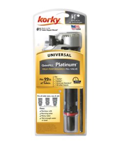 Alternative view of Korky 528MP QuietFILL Platinum Fill Valve-Fits Most Toilets-Easy to Install-Made in USA, Universal 99%, Black