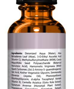 DOUBLE SIZED (2 oz) PURE VITAMIN C SERUM FOR FACE With Hyaluronic Acid - Anti Wrinkle, Anti Aging, Dark Circles, Age Spots, Vitamin C, Pore Cleanser, Acne Scars, Organic Vegan Ingredients 20 61SEaWSwi0L