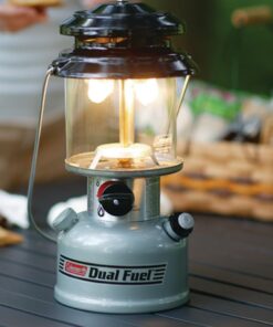 Alternative view of Coleman Premium Dual Fuel Lantern with Carry Case, Portable Lantern with Adjustable Brightness Includes Handle, Mantles, Filter Funnel, and Carry Case; Great for Camping, Power Outages, & Emergencies