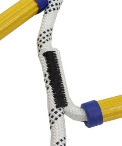 Aoneky 5.9 ft Nylon Climbing Cargo Net - Climbing Rope Ladder for Kids - Fun Outdoor Toy for Boys Ages 6 Years Old and Up 12 61SGxrwRNML