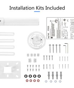 suptek White Projector Ceiling Mount Bracket Fits Flat or Sloped Ceiling Height Adjustable with Extendable Length for LCD/DLP Projectors (PR05) 39 61SI49Cd6L