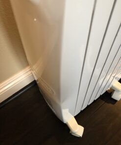 DeLonghi Dragon Digital Oil Filled Radiator Heater, 1500W Electric Space Heater for indoor use, programmable timer, Energy Saving, full room heater with safety features TRD40615E White 30 61SJUdUmOpL