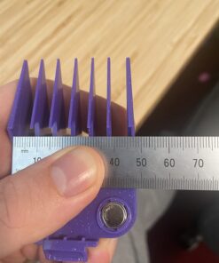 Andis 01415 Master Dual Magnet Large Comb Set - Crafted with High-Grade Metal, Contains 4 Different Size Combs - Providing a Comfortable & Snag-Free Experience - Purple 4-Comb Set 19 61SKbPd7iL