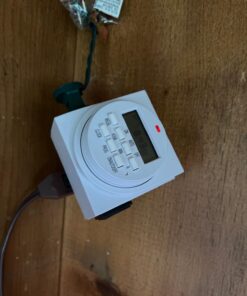 BN-LINK 7 Day Heavy Duty Digital Programmable Timer, FD60 U6, 115V, 60Hz, Dual Outlet, Indoor, for Lamp Light Fan Security UL Listed FD-60/U6 34 61SKnrIaqIL