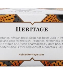 Nubian Heritage African Black Soap, 5 Ounce (Pack of 4) Tea Tree Oil Oats & Aloe 5 Ounce (Pack of 4) 12 61SL2SlcolL