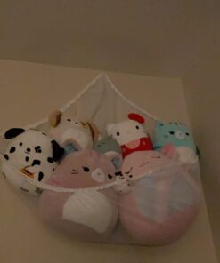 Handy Laundry Jumbo Toy Hammock, Organize Stuffed Animals or Children's Toys, Looks Great with Any Decor While neatly organizing Kid's Toys and Stuffed Animals, Expands to 5.5 feet, White 36 61SLkHGsneL