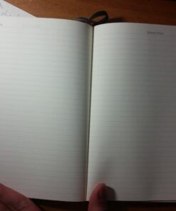 LEUCHTTURM1917 - Notebook Hardcover Medium A5-251 Numbered Pages for Writing and Journaling (Black, Ruled) Black 32 61SM1SFb9cL