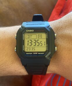 Casio Men's W800H-1AV Classic Sport Watch with Black Band 30 61SM4bV 0CL