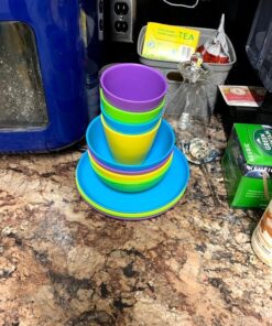 Munchkin® 12pc Baby and Toddler Feeding Supplies Set - Includes Plates, Bowls, and Cups 12pk Set 37 61SNbj1s5ZL