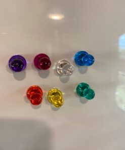 Magnetic Dry Erase Marker Holder,Pen and Eraser Holder for Whiteboard,Magnet Pencil Cup Utility Storage Organizer for Office, Refrigerator, Locker and Metal Cabinets (2 Pack) 2 Pack 26 61SO5suvlRL