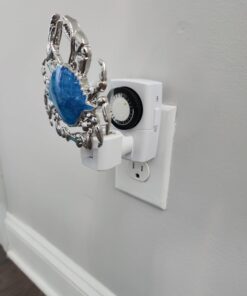 BN-LINK BND-60/U47 Indoor Mini 24-Hour Mechanical Outlet Timer, 3-Prong, 2-Pack White 38 61SOQeyP1FL