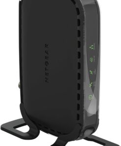 NETGEAR Cable Modem CM400 Compatible with Cable Providers Xfinity by Comcast, Spectrum, Cox | For Cable Plans Up to 100 Mbps | DOCSIS3.0, Black (CM400-100NAS) DOCSIS 3.0 9 61SPCEiuSPL