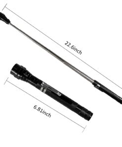 KUCHEY Magnetic Flashlight Pickup Tool Dad Gifts Stocking Stuffers for Men Cool Magnet Telescoping Gadgets with LED Gifts for Mens Husband Him Birthday Christmas Gifts Black 16 61SPDLJfHgS