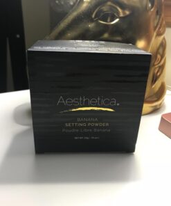 Aesthetica Banana Loose Setting Powder - Flash Friendly Superior Matte Finish Highlighter & Finishing Powder - Includes Velour Puff 42 61SPHI2Ef4L 2