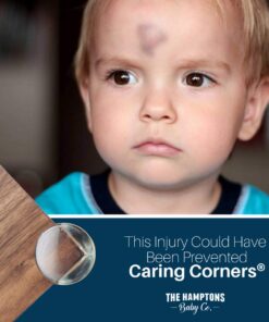 The Hamptons Baby Caring Corner Guards | Premium Clear Corner Protectors | Safety Furniture Bumpers | Long Lasting, Pre-Applied Gel Adhesive | Sharp Corner Cushion 33 61SPql8cPZL