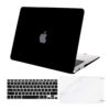 MOSISO Compatible with MacBook Air 13 inch Case (Models: A1369 & A1466, Older Version 2010-2017 Release), Protective Plastic Hard Shell Case & Keyboard Cover & Screen Protector, Black 3 61SQ4GGUtXL 1