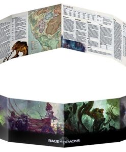 Alternative view of Gale Force Nine Dungeons & Dragons - Rage of Demons(Out of the Abyss) DM Screen, Multicolor (73704BFM)