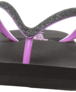 Reef Stargazer Flip Flop (Toddler/Little Kid/Big Kid) 7/8 M US Toddler Black/Berry 9 61SR184uEiL