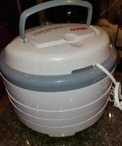 NESCO FD-75A Snackmaster Pro Food Dehydrator, For Snacks, Fruit, Beef Jerky, Gray 46 61SSFh0iFIL