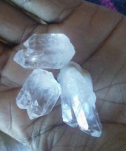 JIC Gem 1 Lb Natural Clear Quartz Crystals Points Bulk Stones and Crystals High Energy Raw White Quartz Crystals Healing Rough Stones Natural Quartz Cluster with Box 1LB 60 61SSnt5xk9L