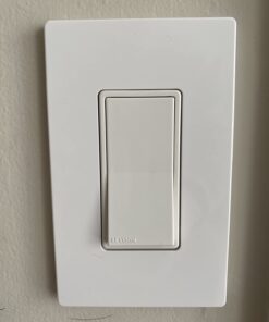 ENERLITES Screwless Decorator Wall Plates Child Safe Outlet Covers, Size 1-Gang 4.68" H x 2.93" L, Unbreakable Polycarbonate Thermoplastic, SI8831-W-10PCS, Glossy, White, 10 Count Standard Size 38 61SSo5mvhXL