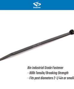Outdoor UV Zip Tie Fasteners (8in, Black) 8 Inch 4 61SSsCZXR2L