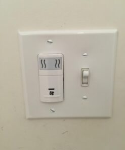 Leviton IPHS5-1LW Decora In-Wall Humidity Sensor & Fan Control , 3A, Single Pole, White 1 Pack 30 61STPLdqq9L