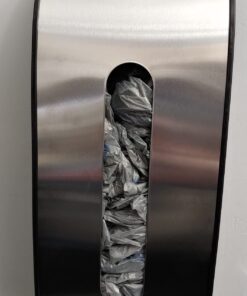 simplehuman Wall Mount Grocery Bag Dispenser, Brushed Stainless Steel 38 61SVA0Hk3dL