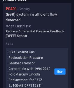 BLCKTEC 420 Bluetooth OBD2 Scanner Diagnostic Tool - Vehicle Code Reader for Car - Clears Check Engine Light - Comes with Premium OBD App On IOS & Android - Works For All Cars 1996 & Newer 50 61SVcKv0FL