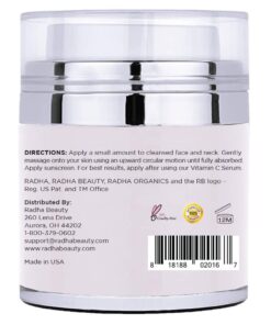 Radha Beauty Moisturizing Miracle Retinol Cream for Face - with 2.5% Retinol, Hyaluronic Acid, Vitamin E and Green Tea. Luxury Night and Day Anti-Aging Wrinkle Cream 1.7 fl oz. 23 61SVlYGetbL