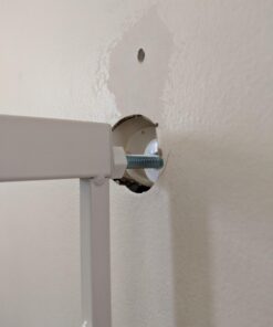 Summer Infant Multi-Use Decorative Extra Tall Safety Pet and Baby Gate,28.5'-48' Wide, 36' Tall,Pressure or Hardware Mounted, Install on Wall or Banister in Doorway or Stairway,Auto Close Door -Beige 36" Tall, 28.5 - 48.0" Wide Beige 73 61SWdRQsR L