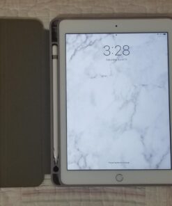 Soke iPad 6th/5th Generation Case with Pencil Holder, Smart iPad 9.7 inch Cases Trifold Stand with Shockproof Soft TPU Back Cover and Auto Sleep/Wake Function for Apple iPad 2018/2017, Violet 83 61SYUPKidQL