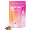Pink Stork Lactation Support Tea for Breast Milk Supply, Organic Smooth Vanilla with Fenugreek and Milk Thistle, Breastfeeding Essentials, Caffeine-Free - 15 Sachets 36 61SYn22mtpL