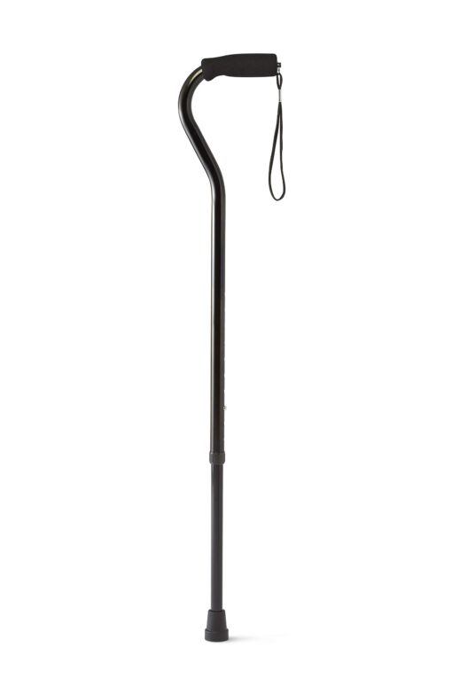 Medline Offset Cane Black