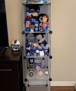 C&AHOME Cube Storage, 9-Cube Plastic Closet Cabinet Organizer, DIY Stackable Bookshelf, Modular shelving Units Ideal for Home, Office, Kids Room, 36.6"L x 12.4" W x 48.4" H Translucent White SBTM3009A Transparent White 32 61SaUN8KCjL