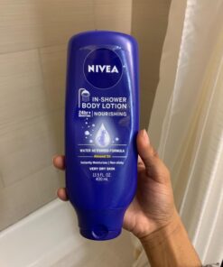 NIVEA Nourishing In Shower Lotion, Body Lotion for Dry Skin, 13.5 Fl Oz Bottle 35 61SaVh7VtWL